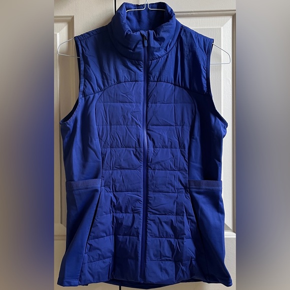 lululemon athletica Jackets & Blazers - 🍒LULULEMON DOWN FOR IT ALL VEST sz 10 PSYCHIC BLUE 700-Fill Goose Down